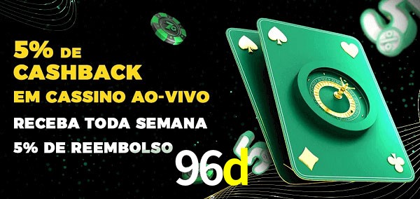 Promoções do cassino ao Vivo 96d